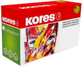 KORES Toner für KYOCERA/mita FS-C2026MFP, gelb Kapazität: ca. 5.000 Seiten, mit