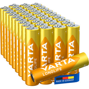 40 VARTA Batterien LONGLIFE Micro AAA 1,5 V