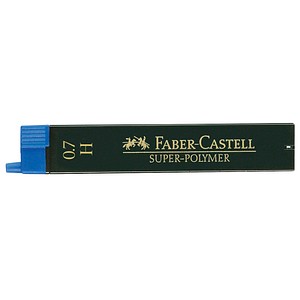 12 FABER-CASTELL SUPER-POLYMER Bleistiftminen H 0,7 mm