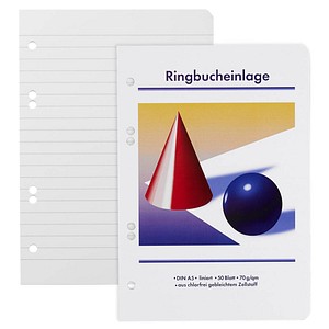 Ringbucheinlagen Kugel und Kegel liniert