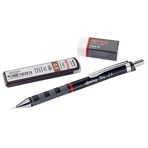 ROTRING Feinminenstift Tikky 0,5mm, inkl. Radierer Minenstärke: 0,5 mm, Schaftf