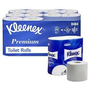Toilettenpapier Kleenex Premium 4-lagig weiß, f.Spender 6992 / 7191