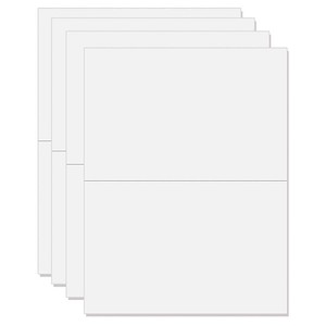 LUMA Einlegeblätter für Karten weiß DIN B6, 10 Blatt, 10 St.