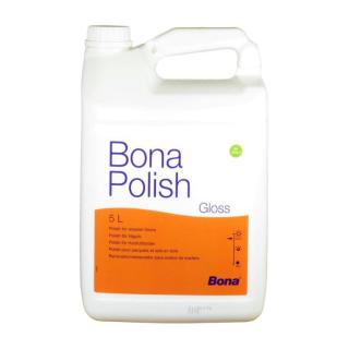 Bona Polish Gloss | 5 Liter, Glanzpolish für versiegelte Parkett- und Holzböden