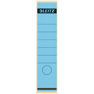 LEITZ Ordnerrücken-Etikett, 61 x 285 mm, lang, breit, blau passend für LEITZ St