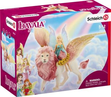 Schleich® Bayala 70714 Elfe auf geflügeltem Löwe Spielfiguren-Set