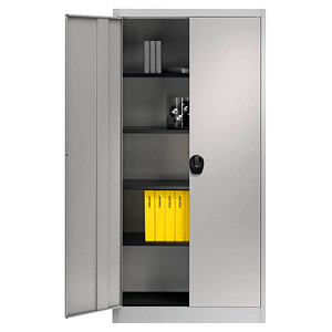 mauser Stahlschrank 790052A0 lichtgrau 95,0 x 42,0 x 195,0 cm