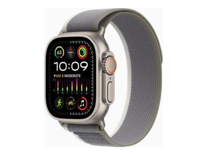 APPLE Watch Ultra 2 GPS + Cellular, 49mm Titanium Case with Green/Grey Trail Lo
