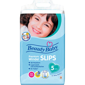 Beauty Baby Windeln Premium Größe Gr.5 (12-17 kg) für Kleinkinder