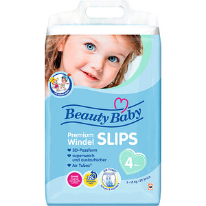 Beauty Baby Windeln Premium Größe Gr.4 (7-15 kg) für Kleinkinder