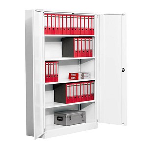 Gürkan Stahlschrank 109720 weiß 120,0 x 42,0 x 195,0 cm