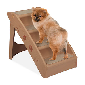 relaxdays Hundetreppe beige 39,0 x 61,0 x 49,0 cm