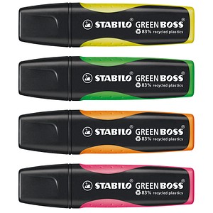 STABILO 6070/4 - Multi - Schwarz - Grün - Orange - Pink - Gelb - Kunststoff - T