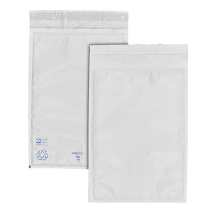 100 aroFOL® POLY Luftpolstertaschen weiß für DIN A4