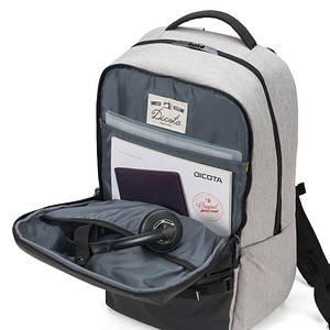 DICOTA Laptop-Rucksack Backpack MOVE 13-15.6'' Kunstfaser grau/schwarz bis