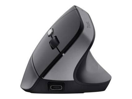 TRUST Bayo II Ergonomische Maus Kabellos Optisch Schwarz 6 Tasten 800 dpi, 1200