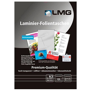 LMG Lam.folien A3 125mic,Pfeil (LMGA3-125-PF)