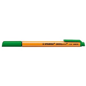 GREENpoint Faserschreiber, grün, 0,8mm, robuste breite Spitze,