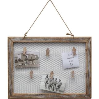 DEKNUDT FRAMES S67TV1 E Wandrahmen aus Treibholz + Hühnerdraht/Klammern