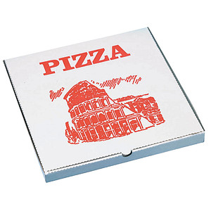100 PAPSTAR Pizzakartons 26,0 x 26,0 cm