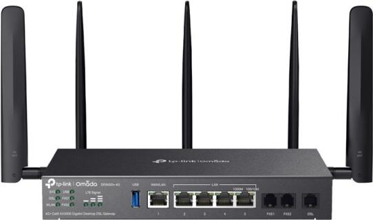 TP-LINK Omada 4G+ Cat6 AX3000 Gigabit Desktop DSL Gateway