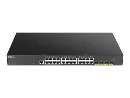 D-LINK 28-Port Smart Managed PoE+ Gigabit Switch 4x 10G, dlink|green 3.0
