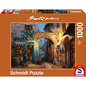 Schmidt Sam Park Gässchen am Comer See Puzzle 1000 Teile