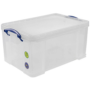 Really Useful Box Aufbewahrungsbox 48 Liter, transparent