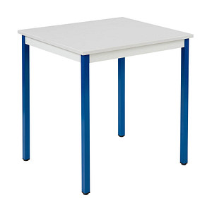 SODEMATUB Universaltisch 76RGBL, 700 x 600, lichtgrau/blau