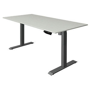 kerkmann Sitz-Steh-Schreibtisch Move 1, (B)1.600 mm, grau