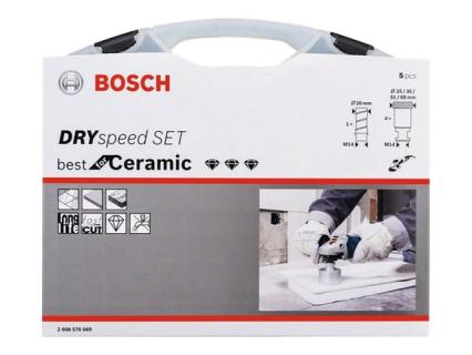 BOSCH Best for Ceramic Diamantbohrer-Set, 5-teilig