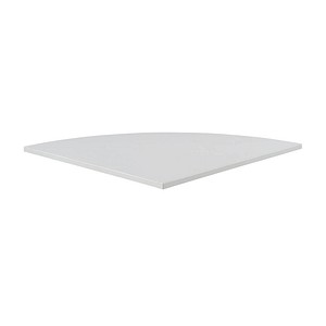 SODEMATUB Verbindungsplatte lichtgrau, dreieckig abgerundet 80,0 x 80,0 x 2,5 cm