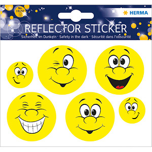 HERMA Reflektorsticker "Happy Face