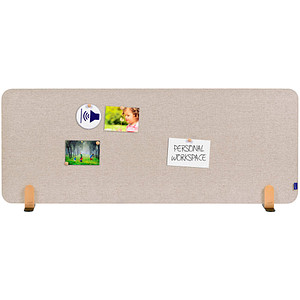 Legamaster Tischtrennwand ELEMENTS 7-209835 beige 160,0 x 60,0 cm