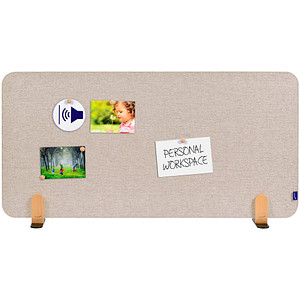 Legamaster Tischtrennwand ELEMENTS 7-209834 beige 120,0 x 60,0 cm