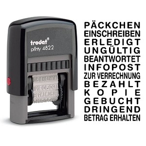 trodat Textstempel printy 4822 selbstfärbend schwarz