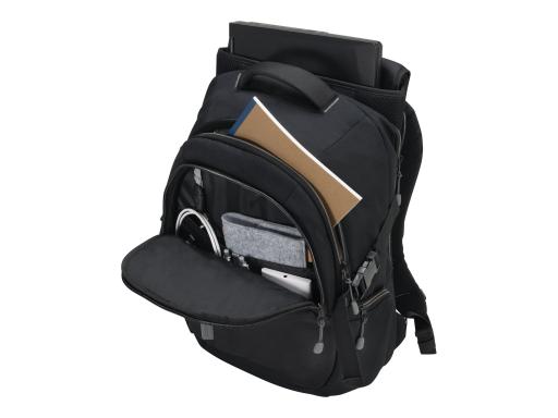 DICOTA Laptop-Rucksack Backpack Eco Kunstfaser schwarz bis 39,6 cm (15,6 Zoll)
