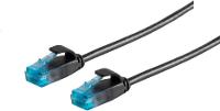 S-CONN 08-22025 U/UTP (UTP) Schwarz 1m Cat6 Netzwerkkabel (08-22025)