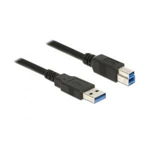  USB 3.0 Typ-B Stecker 0,5 m schwarz