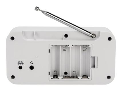 DENVER DAB-42 Taschenradio DAB+, UKW Weckfunktion Weiß