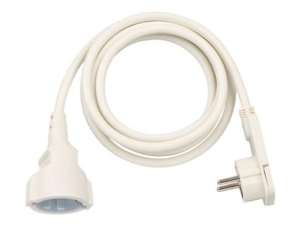 BRENNENSTUHL Strom Verlängerungskabel [ Schutzkontakt-Flachstecker - Schutzkont