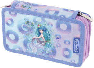 herlitz Schüleretui Doppel "Mystic Mermaid", 23-teilig