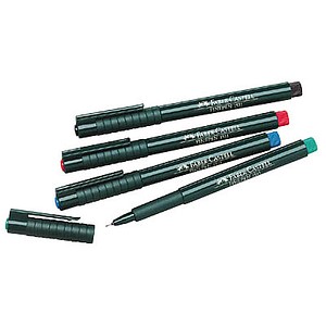 10 FABER-CASTELL 1511 Fineliner farbsortiert 0,4 mm