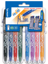 PILOT Tintenroller FRIXION BALL 07 Set2Go, 8er Etui