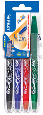 PILOT Tintenroller FRIXION BALL 07 Set2Go, 4er Etui