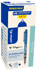PILOT Faserschreiber V Sign Pen, VALUE PACK, blau