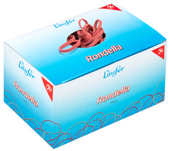 Läufer Gummibänder RONDELLA im Kart on, 130 x 4 mm, 1.000 g (5050179)
