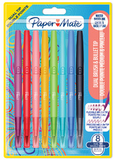 Paper:Mate Doppelfasermaler FLAIR Dual Brush, 8er Blister