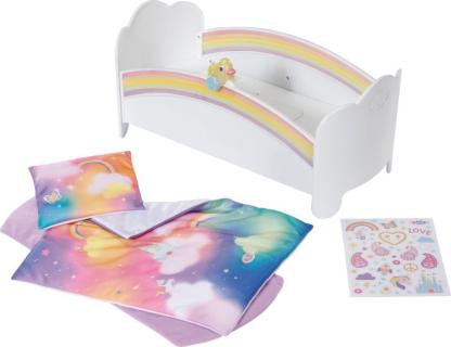 BABY born Regenbogen Bett