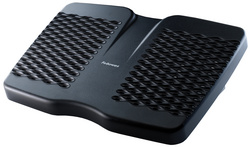 FELLOWES Fußstütze Refresh, aus Kunststoff, schwarz Plattform mit Öffnung ermög
